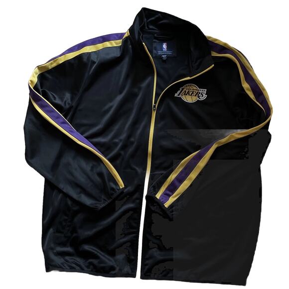 Los Angeles Lakers Carl Banks G III Zip Up Jacket Men’s Size 2XL Excellent - Picture 3 of 16